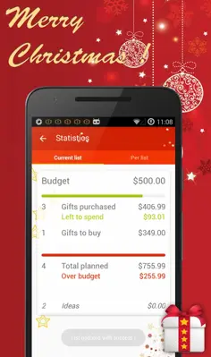 Christmas gift list android App screenshot 6