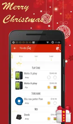 Christmas gift list android App screenshot 7