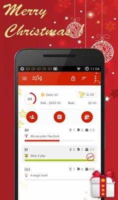 Christmas gift list android App screenshot 8